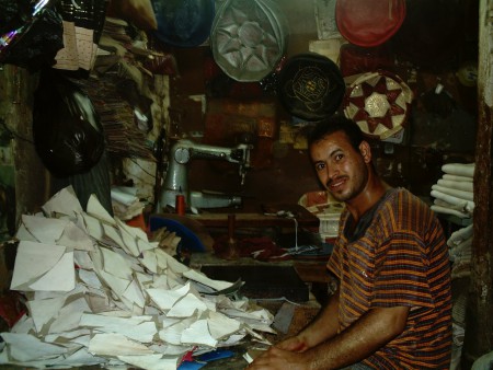 Fès - Artisanat du cuir